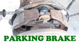 How to Replace PARKING BRAKES [upl. by Ardnwahs]