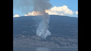 Live replay Naramata wildfire [upl. by Edijabab]