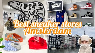 BEST SNEAKER STORES Amsterdam GUIDE II Patta Oqium Oallery Maha [upl. by Anyel111]