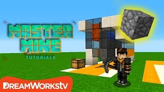 Build a Simple COBBLESTONE GENERATOR in Minecraft  MASTER MINE TUTORIALS [upl. by Alleb]