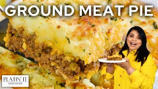 Easy HOMEMADE Ground Meat Pie  Mince Pie  Cottage Pie [upl. by Ydiarf]