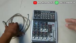 CARA INSTAL DRIVER USB MIXER BEHRINGER XENYX QX1002USB [upl. by Airasor]