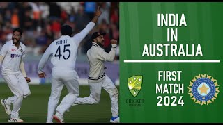 India v Australia  First Match  202425 Full Highlights [upl. by Oramug842]