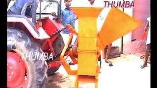 Chipper amp Shredder for Organic Farming20 HP Tractor Operated  Thumba Agro Tech Palani [upl. by Brittaney]