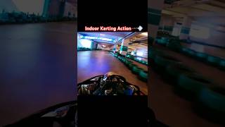 Indoor Karting Action motorsport karting racing [upl. by Llerdnek]