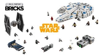 Lego Star Wars Solo A Star Wars Story Compilation of All Sets [upl. by Arodoeht]