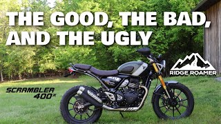 2024 Triumph Scrambler 400X Owners Review  USA [upl. by Iormina700]