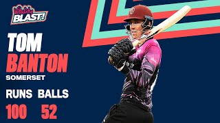 Banton Blasts 52 Ball Century  Highlights  Vitality Blast 2021 [upl. by Matilda]