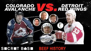 How one violent hit snowballed into years of championshipgrade hockey beef  Red Wings vs Avalanche [upl. by Gypsie]