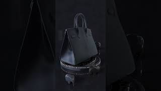 Hermès Casaque Sellier Birkin 30 The Ultimate Luxury Bag in Noir and Blue Tones • MIGHTYCHIC • [upl. by Vala158]