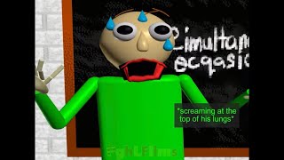 Baldi gets bullied but with extra keyframes No VHS Effect [upl. by Ayaros]