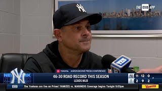 Aaron Boone breaks down strong series opener vs Mariners [upl. by Trebreh]