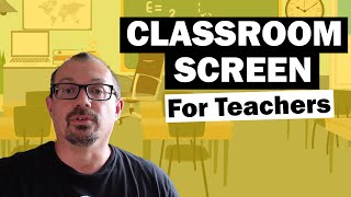 Classroom Screen Tutorial for Teachers FREE Web Tool [upl. by Berkman]