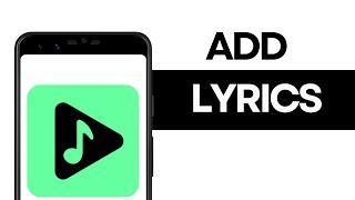 How to Add Lyrics to Your Music Using Musicolet App on Android [upl. by Airretal]