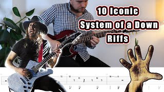 10 Iconic System of a Down Riffs with Tabs [upl. by Nathanial]