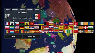 United Kingdom recreates  forms the British Empire again  Rise of Nations Roblox [upl. by Annaira]