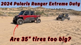 Ranger 1500 Pulling Test 35quot Tires vs 30quot Tires [upl. by Rubens]