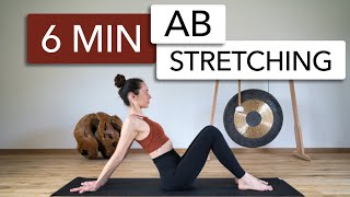 6 MIN AB STRETCH AFTER WORKOUT [upl. by Eldoria]