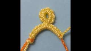 Shuttle Tatting  Thrown Rings [upl. by Ramonda]