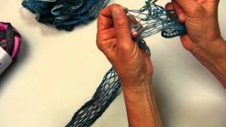 Learn how to crochet with Sashay from Red Heart Yarns [upl. by Masuh]