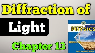 Diffraction of light  Diffraction of light is an interference unit 13 class 11 New physics book [upl. by Hiamerej]