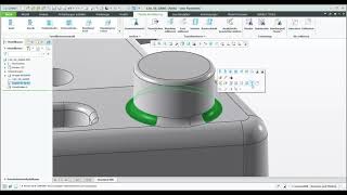 Bearbeiten von Importdaten in Creo Parametric mit Creo Flexible Modeling FMX [upl. by Lesiram]