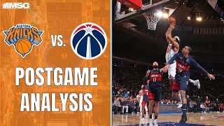 Knicks Confident Win Over Wizards Gives NY First 3 Game Win Streak  New York Knicks [upl. by Hecker]