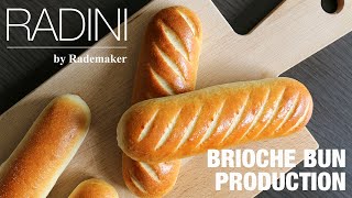 Brioche Bun Production on the Radini Bread Line [upl. by Els]