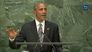 President Obama Speaks at the General Assembly [upl. by Valaria]