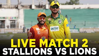 Live  Allied Bank Stallions vs Nurpur Lions  Match 2  Champions Cup 2024  M9A1K [upl. by Neuburger700]