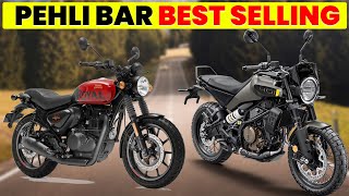 Top 15 Best Selling Bikes in india  350cc To 450cc Motorcycle Sales  RE350 Triumph 400 CB350 [upl. by Dnalrag613]