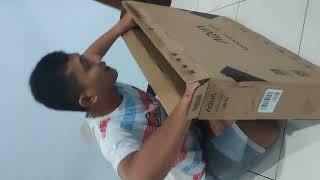 unboxing tv led 1jt an merk aqua 32 inchtv childwoods728 [upl. by Phedra628]