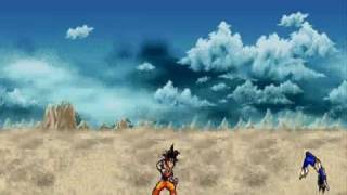 Goku VS Vegeta Sprite Animation [upl. by Kowalski]