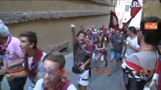 PALIO DI SIENA 2015 VINCE LA CONTRADA DELLA TORRE  LA FESTA [upl. by Ced]