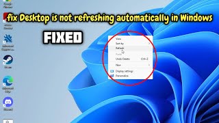 FIXED Desktop is not refreshing in Windows 1011  2024 [upl. by Hagan]