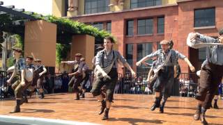 Cast of NEWSIES performed at the Walt Disney Studio lot [upl. by Gemoets]