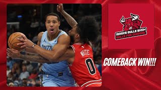 Chicago Bulls vs Memphis Grizzlies Game Reaction Bulls complete comeback win [upl. by Eustace697]