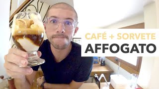 Café  sorvete  affogato em casa [upl. by Leggat403]