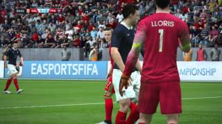 FIFA 16 EURO 2016 33 FrancePays de Galles Phase de poule [upl. by Mikal]