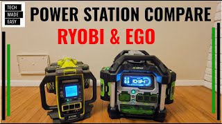 RYOBI 40v 1800w Power Station review plus EGO 56v Nexus Power Station solar generator [upl. by Erreipnaej]