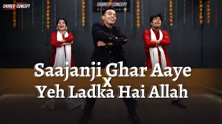 Saajanji Ghar Aaye x Yeh Ladka Hai Allah  Wedding Dance Cover I Choreo N Concept [upl. by Cobbie561]