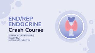 Endocrine Crash Course amp OSPE Review  Mohammed Alfuwais  ENDREP 362363 PAL review session [upl. by Aimo]