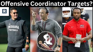 Florida State Offensive Coordinator Targets  FSU Football News [upl. by Gage729]