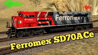 Addons Ferromex SD70ACe  Trainz Simulator Android [upl. by Arndt493]