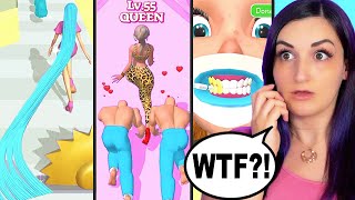 I Tried MORE App Games That Remind Me BEING A GIRL IS WEIRD [upl. by Oiludbo78]