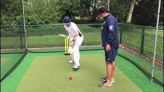 Cricket Coaching How To Play The On Drive [upl. by Kaitlin894]