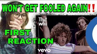 THE WHO  WONT GET FOOLED AGAIN SHEPPERTON STUDIOS  1978  REACTION [upl. by Gracia937]