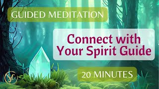 Connect with Your Spirit Guide  Guided Meditation  20 Minutes [upl. by Akinar27]