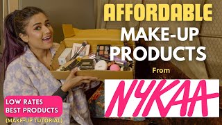 Full Makeup Tutorial for beginners  Affordable branded makeup kit from Nykaa  gimaashi [upl. by Dlonyer]