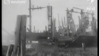 USA Massachusetts Fire reages through Nantasket Beach 1929 [upl. by Hodge]